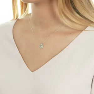 Halskette Clover, 14 Karat Weißgold-LEAF Clearance
