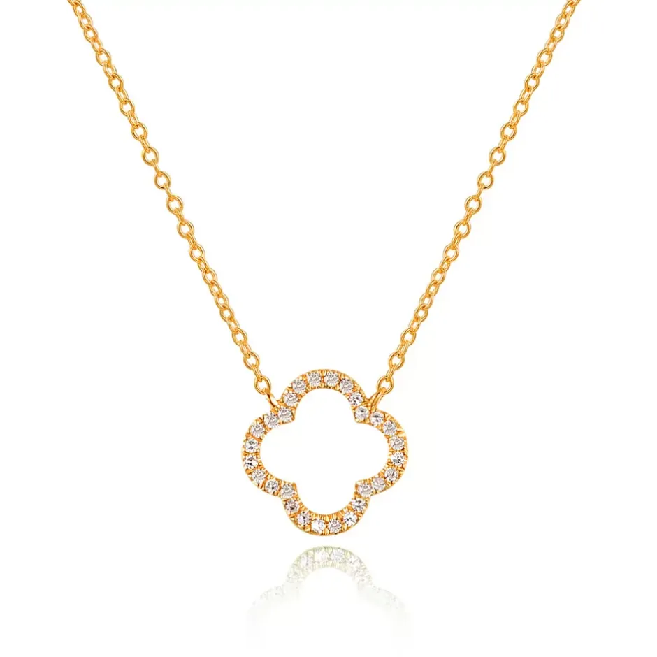 halskette_clover_mit_diam_0.webp Halskette Clover mit Diamanten, 18 Karat Gelbgold-LEAF Outlet