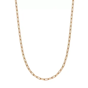 Halskette CUBE I, 18 Karat Rosegold-LEAF Best