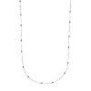 Halskette Flying Gems, Amethyst, 90cm, 925 Sterlingsilber-LEAF New