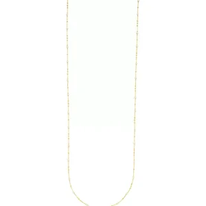 Halskette Flying Gems, Perle, 90cm, 18 Karat Gelbgold vergoldet-LEAF Best