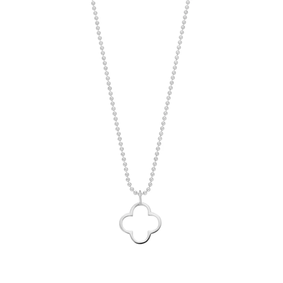 halskette_gentle_clover___0-1.webp Halskette GENTLE CLOVER, 14 Karat Weißgold-LEAF Online