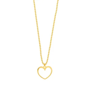 Halskette GENTLE HEART, 14 Karat Gelbgold-LEAF New