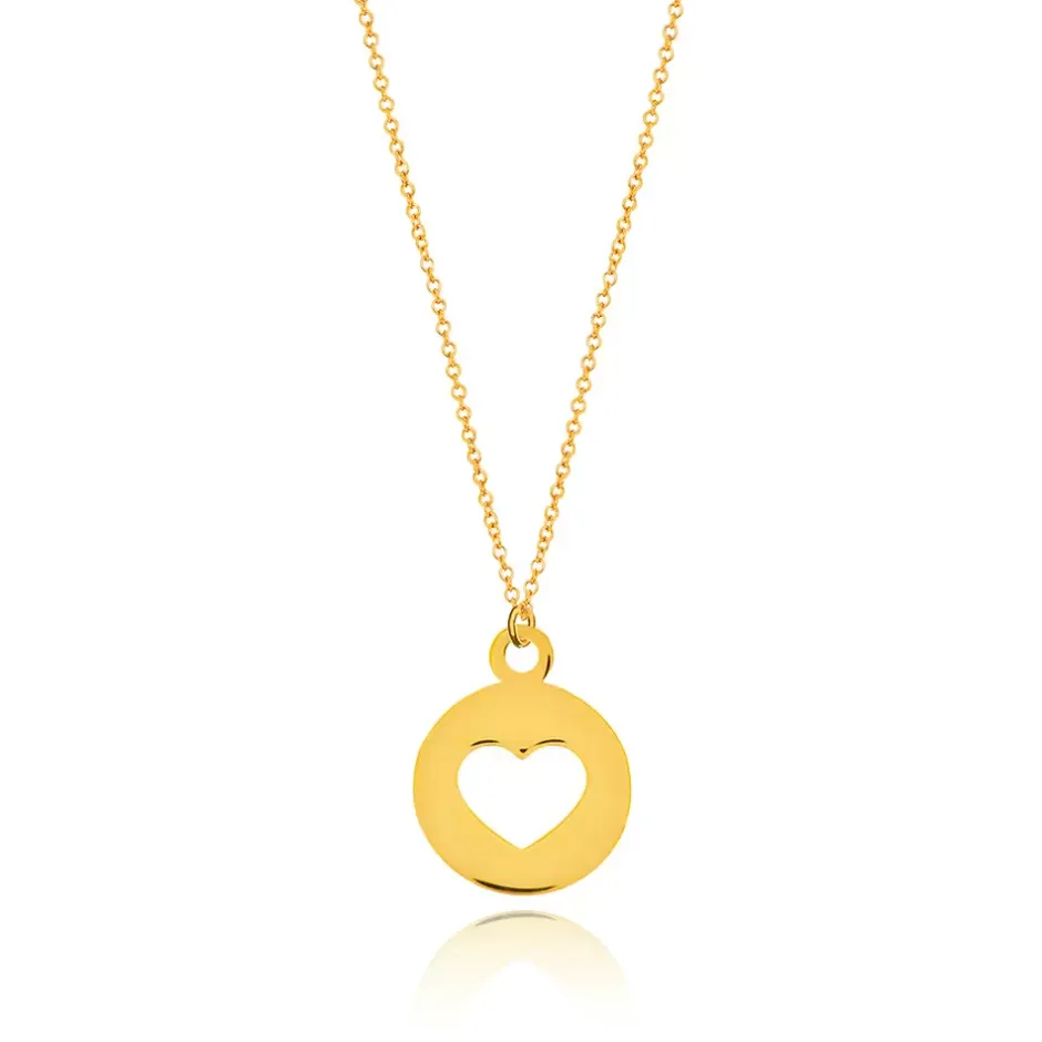 halskette_heart__karat_ge_0-1.webp Halskette Heart, 14 Karat Gelbgold-LEAF Sale
