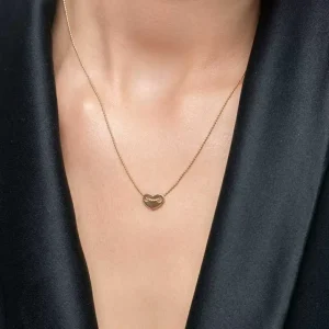 Halskette Heart, 14 Karat Gelbgold-LEAF Outlet