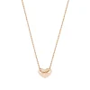 Halskette Heart, 14 Karat Rosegold-LEAF Hot