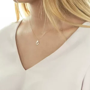 Halskette Heart, 14 Karat Rosegold-LEAF Outlet