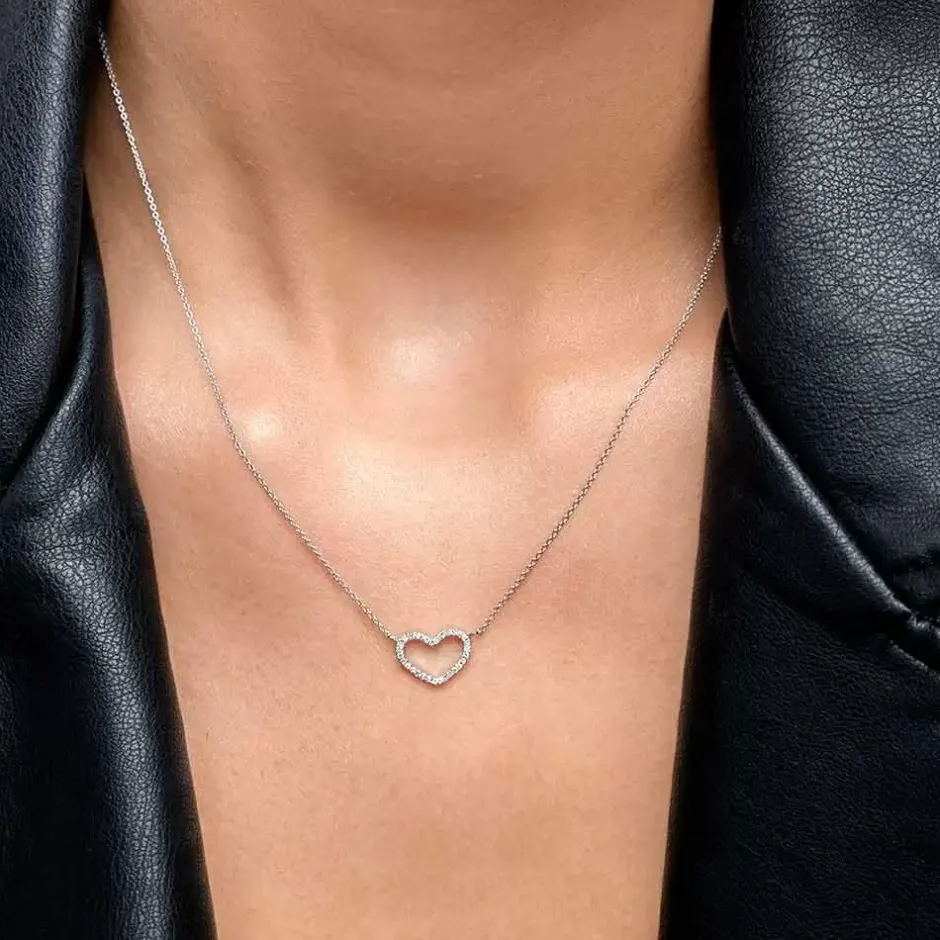 halskette_heart_mit_diama_2-1.webp Halskette Heart mit Diamanten, 18 Karat Weißgold-LEAF Fashion