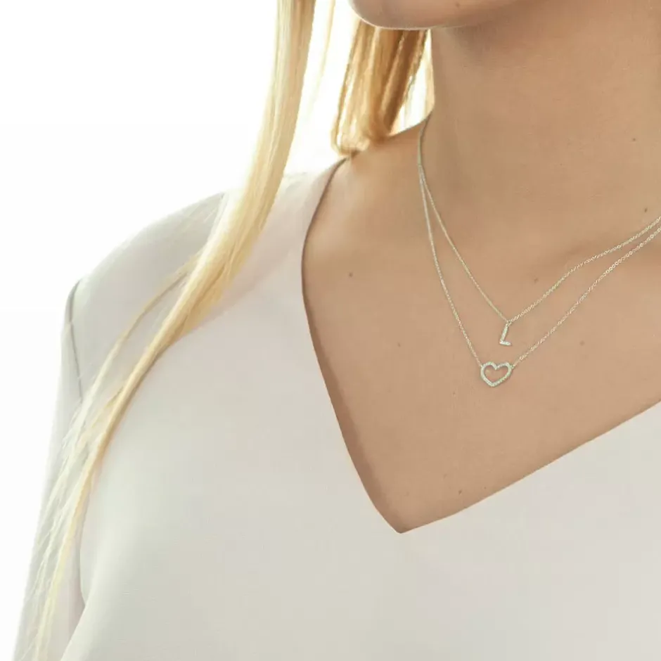 halskette_heart_mit_diama_3.webp Halskette Heart mit Diamanten, 18 Karat Gelbgold-LEAF Hot