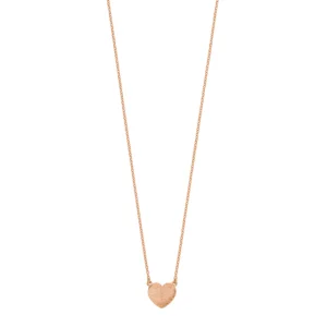 Halskette Heart-Disc, 18 Karat Rosegold vergoldet-LEAF Outlet