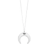 Halskette Horn, Silber-LEAF Hot