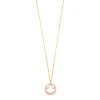 Halskette "Joy" EMOJI, 18 Karat Gelbgold vergoldet-LEAF Outlet