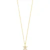 Halskette Flower, 18 Karat Gelbgold-LEAF Hot