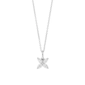 Halskette Flower, 925 Sterlingsilber-LEAF Discount