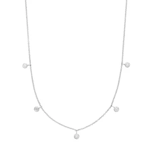Halskette MY FIRST DIAMOND Charms, 14 Karat Weißgold-LEAF Outlet