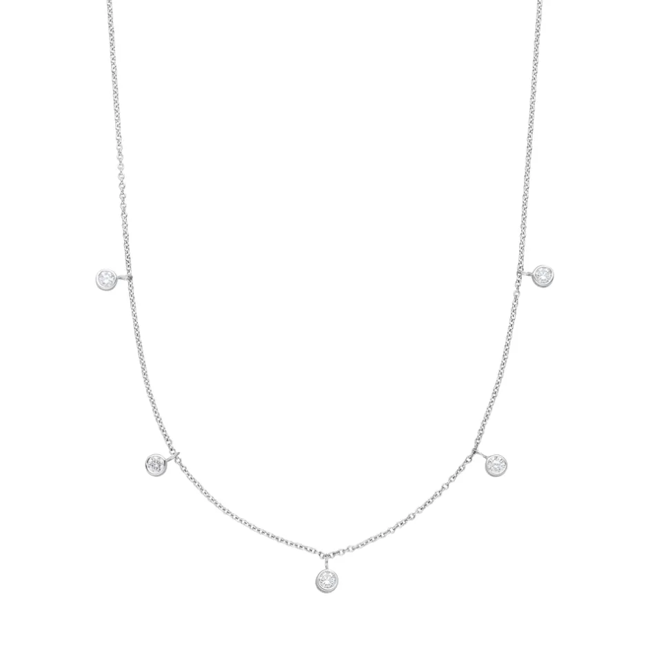 halskette_my_first_diamon_0-2.webp Halskette MY FIRST DIAMOND Charms, 14 Karat Weißgold-LEAF Outlet