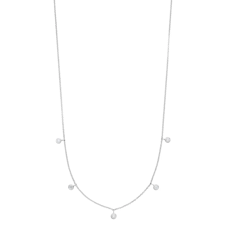 halskette_my_first_diamon_1-2.webp Halskette MY FIRST DIAMOND Charms, 14 Karat Weißgold-LEAF Outlet