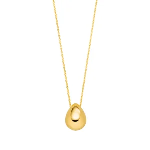Halskette One Drop, 18 Karat Gelbgold vergoldet-LEAF Sale