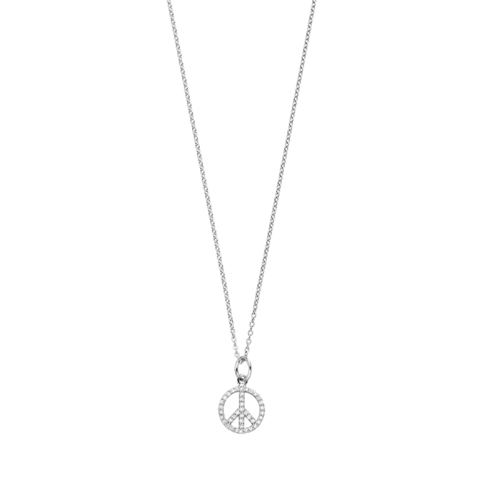 halskette_peace_mit_zirko_0.webp Halskette Peace mit Zirkonia, 925 Sterlingsilber-LEAF New