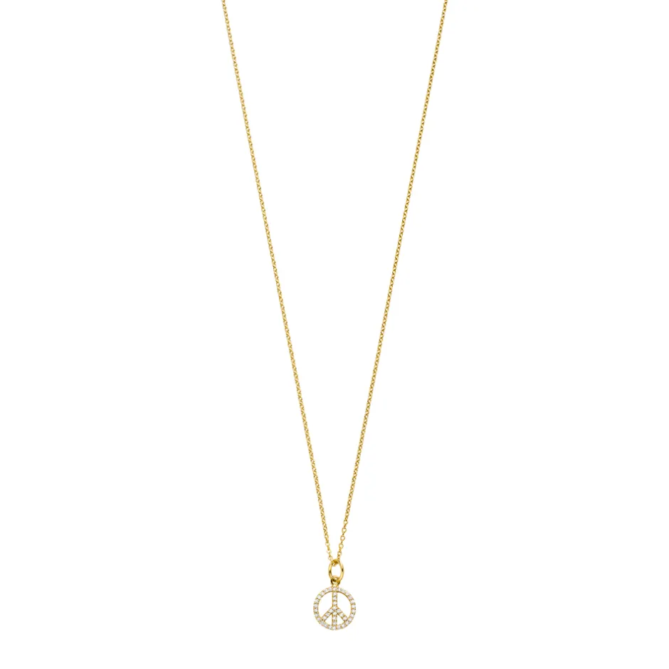 halskette_peace_mit_zirko_1-1.webp Halskette Peace mit Zirkonia, 18 Karat Gelbgold vergoldet-LEAF Clearance
