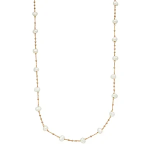 Halskette Perle, 18 Karat Rosegold-LEAF Sale
