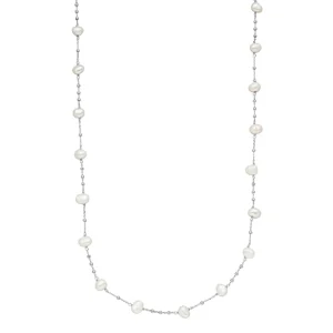 Halskette Perle, 925 Sterlingsilber-LEAF New