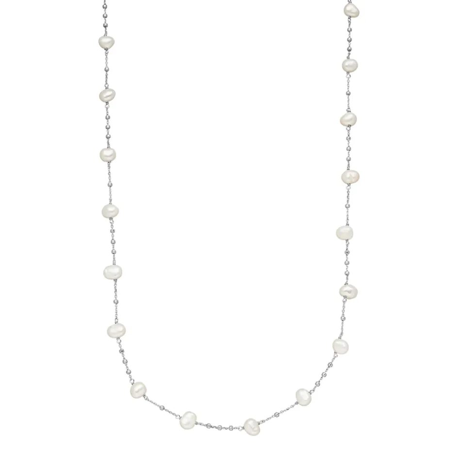 halskette_perle__sterling_4.webp Halskette Perle, 925 Sterlingsilber-LEAF New