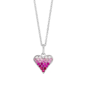 Halskette Pink Valentine, 925 Sterlingsilber-LEAF Discount