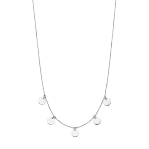 Halskette Platelet, 14 Karat Weißgold-LEAF Sale