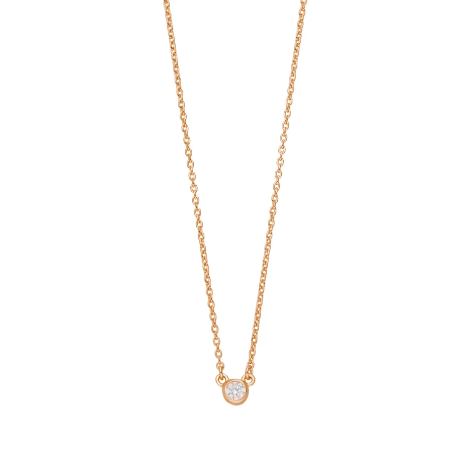 halskette_pure__karat_ros_0.webp Halskette Pure, 18 Karat Rosegold vergoldet-LEAF Sale