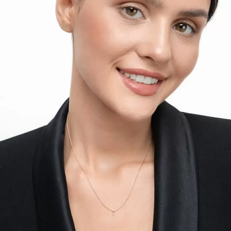 halskette_pure_diamant__k_1-2.webp Halskette PURE Diamant, 18 Karat Rosegold-LEAF New
