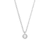 Halskette Pure mit Perle, 925 Sterlingsilber-LEAF Online