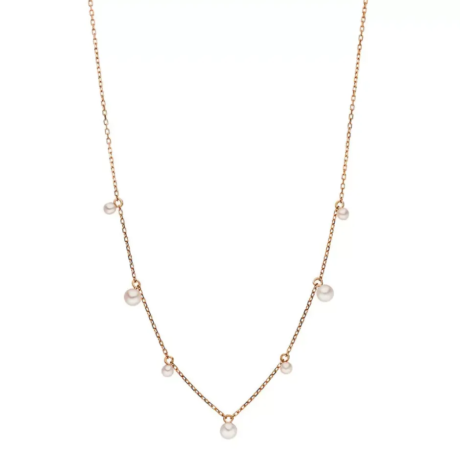 halskette_rain_drop__kara_0-1.webp Halskette Rain Drop, 18 Karat Rosegold vergoldet, Perle-LEAF Online
