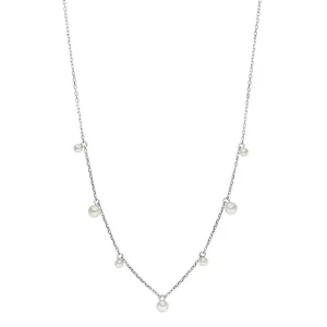 Halskette Rain Drop, 925 Sterlingsilber, Perle-LEAF Discount