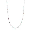 Halskette Rainbow, 925 Sterlingsilber, Multi Gems-LEAF Sale