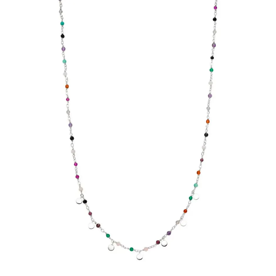 halskette_rainbow__sterli_0.webp Halskette Rainbow, 925 Sterlingsilber, Multi Gems-LEAF Sale
