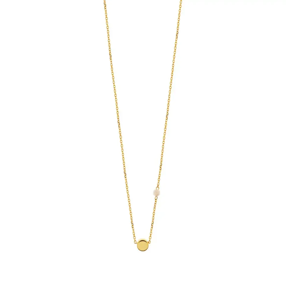 halskette_round_mit_perle_0-1.webp Halskette Round mit Perle, 18 Karat Gelbgold vergoldet-LEAF New