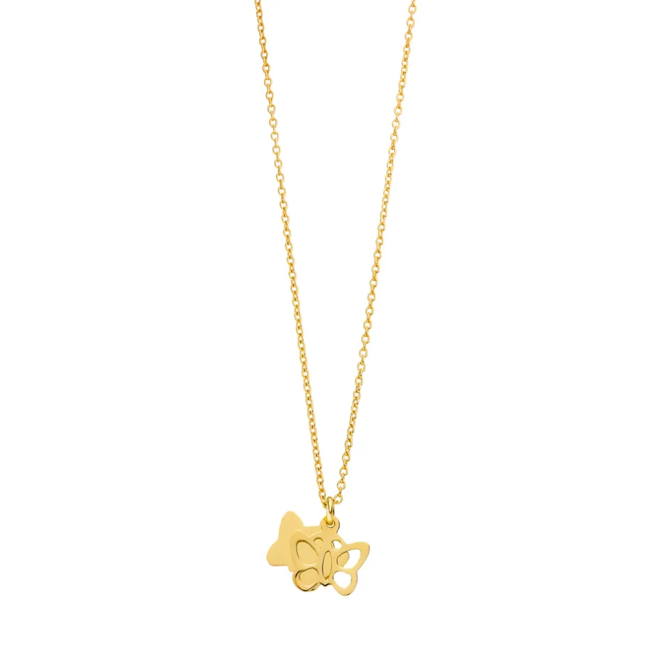 halskette_schmetterling___1-1.webp Halskette SCHMETTERLING, 18 Karat Gelbgold vergoldet-LEAF Best
