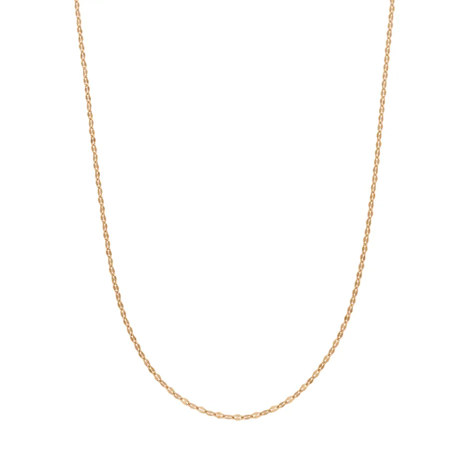 halskette_shiny_twist__ka_0-1.webp Halskette Shiny Twist, 14 Karat Rosegold-LEAF Fashion