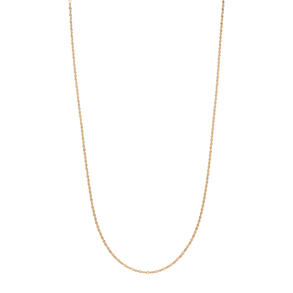 halskette_shiny_twist__ka_4-1.webp Halskette Shiny Twist, 14 Karat Rosegold-LEAF Fashion