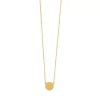 Halskette Slices, 18 Karat Gelbgold vergoldet-LEAF New
