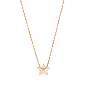 Halskette Star, 14 Karat Rosegold-LEAF Clearance