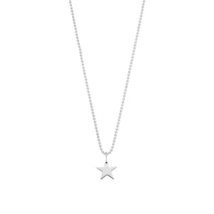 Halskette STAR, 14 Karat Weißgold-LEAF Best