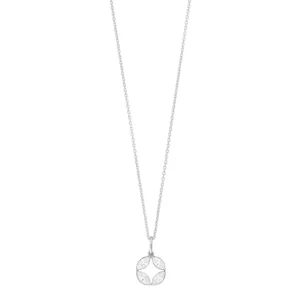 Halskette Zirkonia Flower, 925 Sterlingsilber-LEAF Best