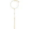 Hand Chain Zirkonia,18 K Rosegold vergoldet-LEAF Fashion
