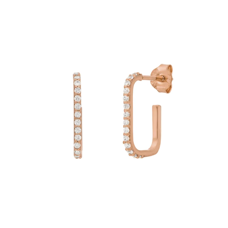 mini_creole_square_mit_zi_0-1.webp Mini Creole Square mit Zirkonia, 18 K Rosegold vergoldet-LEAF Sale