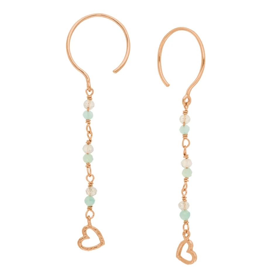 ohrhnger_amazonit__k_rose_0.webp Ohrhänger Amazonit, 18 K Rosegold vergoldet-LEAF Hot