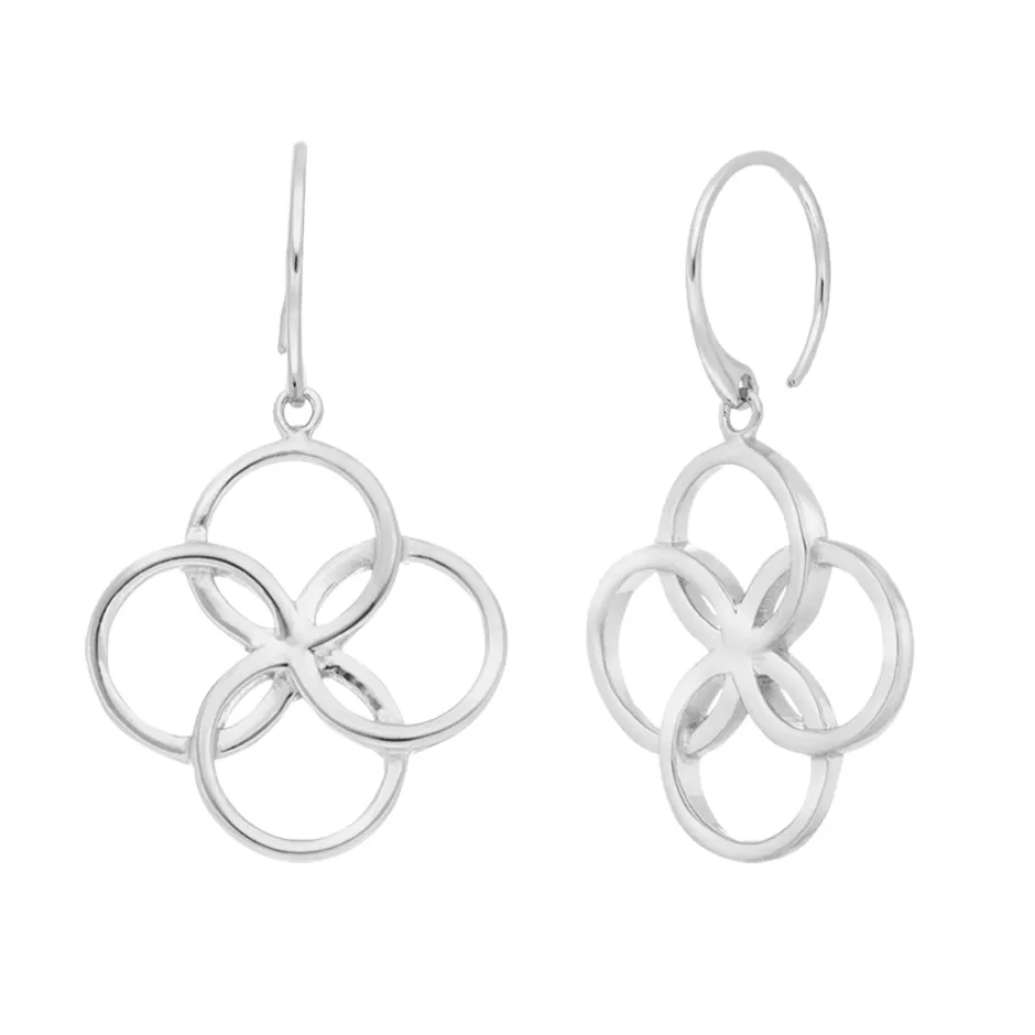 ohrhnger_clover_charm_duo_0.webp Ohrhänger Clover Charm Duo, 925 Sterlingsilber-LEAF Best