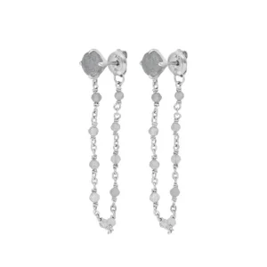 Ohrhänger Flying Gem, Labradorit, 925 Sterlingsilber-LEAF Hot