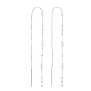 Ohrhänger Flying Pearls, 925 Sterlingsilber-LEAF Clearance